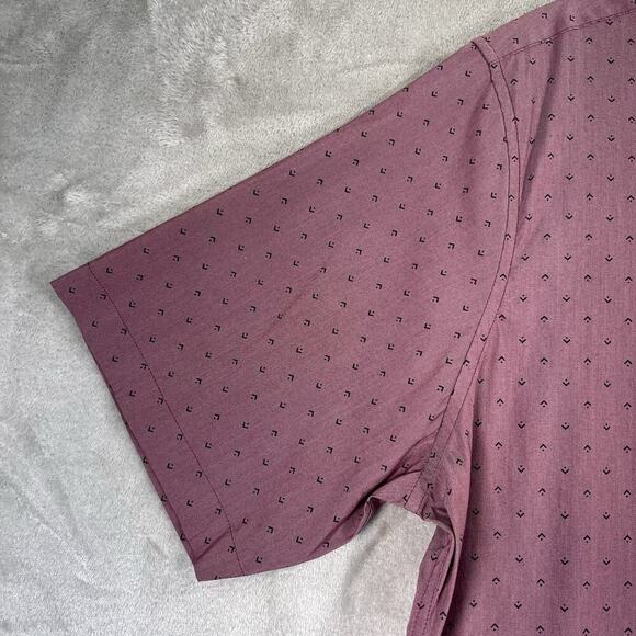 NEW Travis Mathew Prestige Tidbits Geometric Print Button Shirt Men's Large $99 - Picture 3 of 8